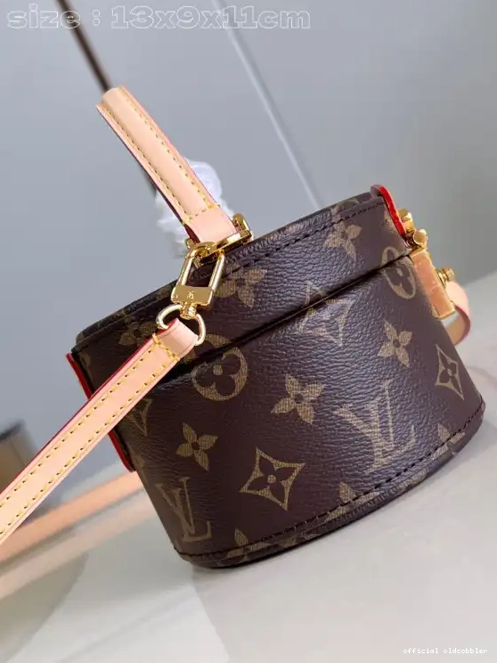 Official oldcobbler VUITTON LOUIS Scott-13.5*9*11.5CM 0623